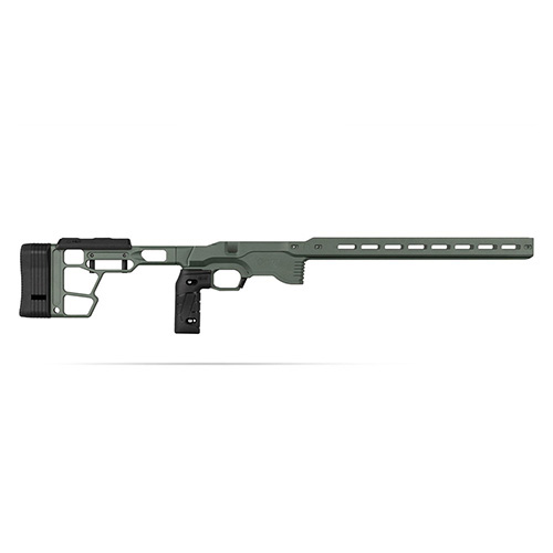 MDT ACC Premier GEN2 System erbjuder överlägsen precision och stabilitet med en robust förände, justerbar ergonomi och enkel installation för optimal skytteupplevelse.